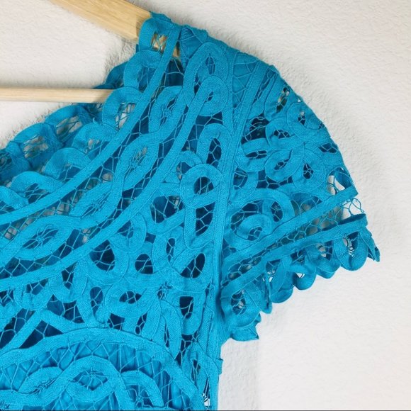 Sea New York Lace Pattern Mini Dress Size 2 EUC - Picture 5 of 8